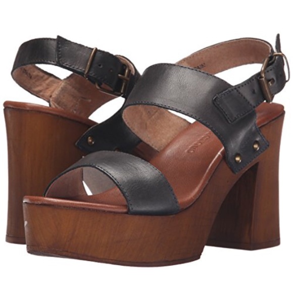 70s platform heeled sandals - Picture 7 of 7